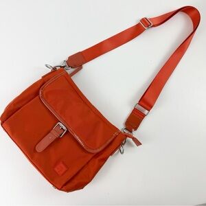 HKWP Orange Crossbody Shoulder Bag Purse Nylon